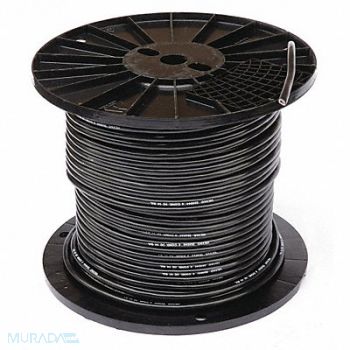 VELVAC Trailer Cable 14 AWG 4 Cond 500 ft Black, 35NL25