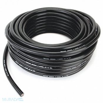 VELVAC Trailer Cable 14 AWG 7 Cond 100 ft Black, 35NL29