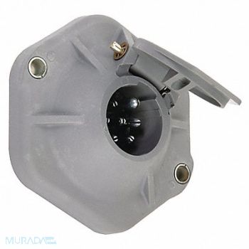 VELVAC Socket 7-Way Zinc Plated Brass, 35NL49