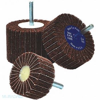 ARC ABRASIVES Flap Wheel Interleaf AO 2 in 120 Grit, 35NM73