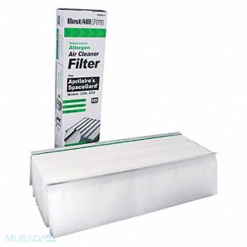 BESTAIR PRO Furn Air Clean Filt MERV11 20x25x6 2PK, 35NZ41
