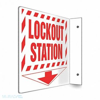 ACCUFORM Sign Lockout Station 8x8 In., 771L27