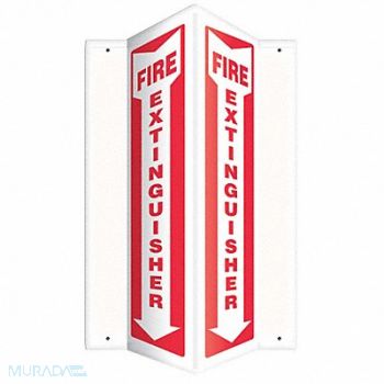 ACCUFORM Fire Extinguisher Sign 12 H 7-1/2 W, 772M32