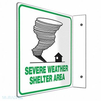 ACCUFORM Emergency Sign Weather Shelter Area 8X8, 772D73