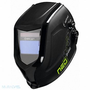 OPTREL Welding Helmet Shade 4 9 to 13 Black, 35T253