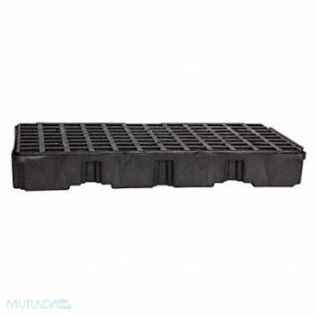 EAGLE Spill Platform w/Drain 30 gal 2 Drum, 35U060