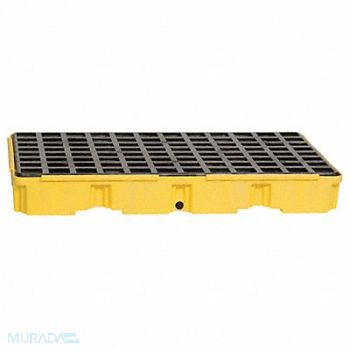 EAGLE Spill Platform w/Drain 30 gal 2 Drum, 35U061