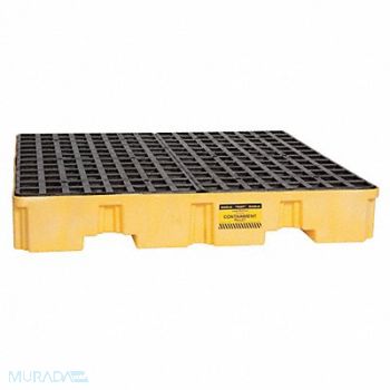 EAGLE Spill Pallet w/o Drain 66 gal 4 Drum, 35U075