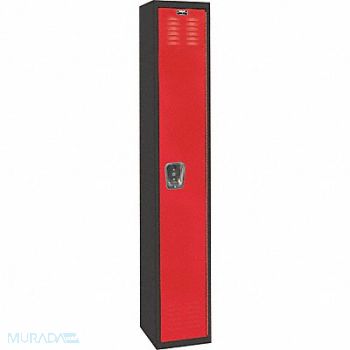 HALLOWELL Lckr 1x1Lckr Red/Blk 72 x12 x18 Assm, 35UW70