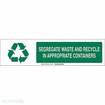 BRADY Sign Slider Insert 6x23 7/8in White Poly, 35VT95