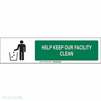 BRADY Sign Slider Insert 6x23 7/8in White Poly, 35VT99