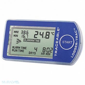 TRACEABLE Data-Logger -31deg.to122degF 2-9/16 W, 35VY22