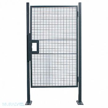 WIRECRAFTERS WovenWir Mchine Grd Door 60 inx48 in Gry, 35W629