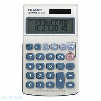 SHARP Handheld Calculator LCD 8 Digit, 35W758