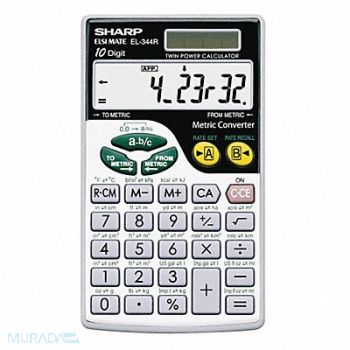 SHARP Metric Conversion Calculator 10 Digit, 35W766