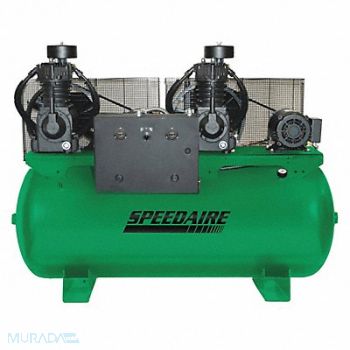 SPEEDAIRE Electric Air Compressor 5 hp 2 Stage, 35WC61