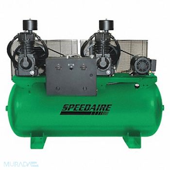 SPEEDAIRE Electric Air Compressor 7.5 hp 2 Stage, 35WC62