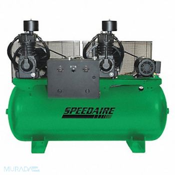 SPEEDAIRE Electric Air Compressor 7.5 hp 2 Stage, 35WC63