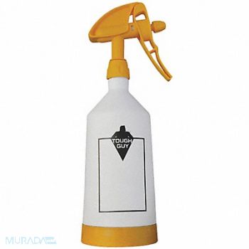 TOUGH GUY Dual Spray Bottle 1 L Yellow/White, 35WT56