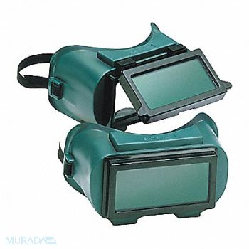 GATEWAY SAFETY INC Protective Goggles Grn Polycarbonate PVC, 35WU63