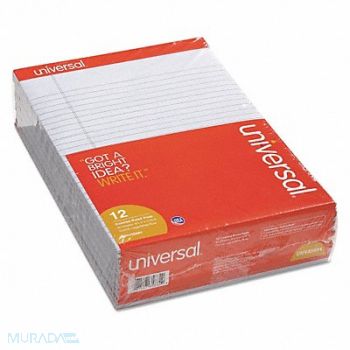 UNIVERSAL Notepad Nonwirebound PK12, 35X109
