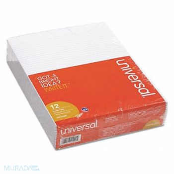 UNIVERSAL Notepad Nonwirebound PK12, 35X111