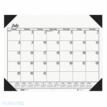 HOUSE OF DOOLITTLE Academic Desk Pad Calendar 22x17 In., 35X153