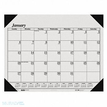 HOUSE OF DOOLITTLE Dated Monthly Desk Calendar 22x17 In., 35X167