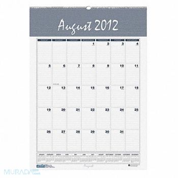 HOUSE OF DOOLITTLE Monthly Wall Calendar 15-1/2x22 In., 35X242