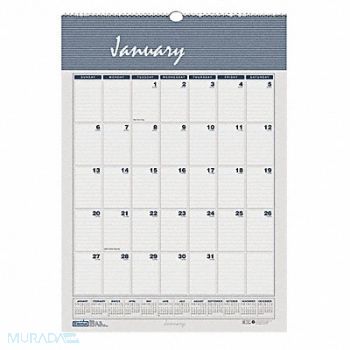 HOUSE OF DOOLITTLE Monthly Wall Calendar 8-1/2x11 In., 35X247