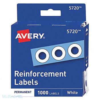 AVERY Hole Reinforcement Roll White PK1000, 35X423