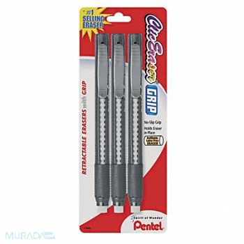 PENTEL Pen Style Eraser Set PK3, 35X915