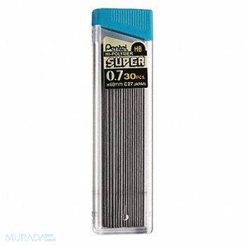 PENTEL Lead Refills 0.7mm Point Size PK30, 35X984