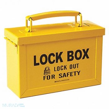 BRADY Group Lockout Box Hinged 40 Padlocks, 35XF92