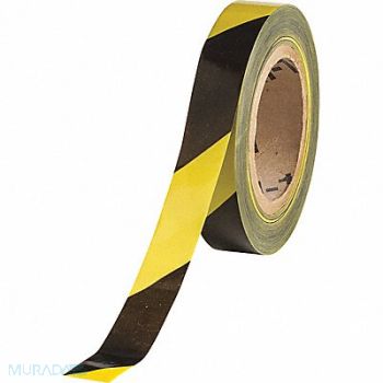 BRADY Barricade Tape Diagonal Stripes 500 ft L, 35XM22