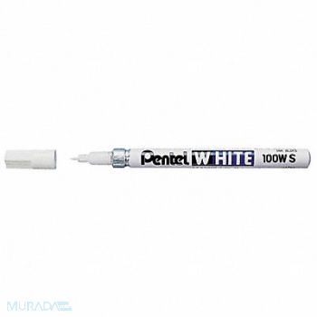 PENTEL Permanent Marker White Bullet, 35Y031