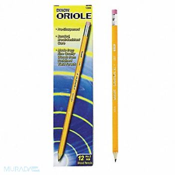 DIXON Wood Pencils PK12, 35Y480