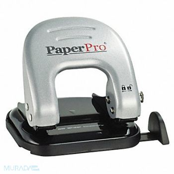 PAPERPRO Two-Hole Paper Punch 20 Sheet Blk/Silver, 35Y602