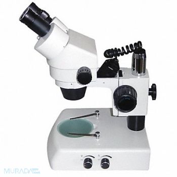 LAB SAFETY SUPPLY Stereo Zoom Microscope, 35Y981