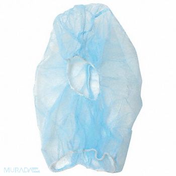 ACTION CHEMICAL Head/Beard Cover Universal Blue PK1000, 35YG01