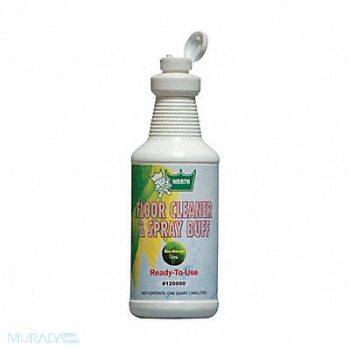 WERTH SANITARY SUPPLY Floor Cleaner Spray Buff 1qt Bottle PK12, 35YL29