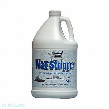 WERTH SANITARY SUPPLY Wax Stripper Liquid 1 gal Jug PK4, 35YL37