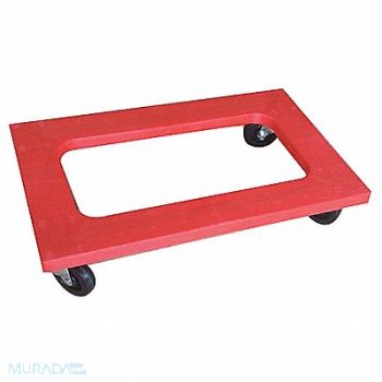 GRAINGER APPROVED Gen. Purpse Dolly Flush 30inLx18inW Red, 35YM01