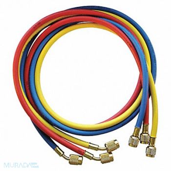 JB INDUSTRIES Manifold Hose Set 60 In Red Yellow Blue, 35YX42