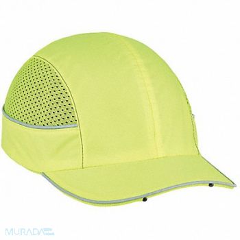 SKULLERZ BY ERGODYNE J6837 Bump Cap Baseball Hi-Vis Green, 35YZ43