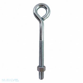 GRAINGER APPROVED RT EYE BLT ZP Nut Shank D 1/4 in PK10, 35Z551