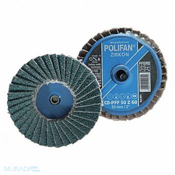 PFERD Mini Flap Disc 2 in 40 Grit Zirconia, 35ZG30