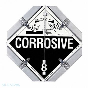 LABELMASTER Full Frame Flip Placard Holder 13-1/2 H, 35ZG69