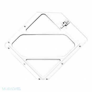 LABELMASTER Full Frame Flip Placard Holder 14-1/8 H, 35ZG74