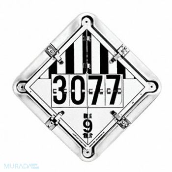 LABELMASTER Full Frame Flip Placard Holder 13-1/2 H, 35ZG77